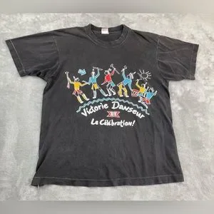 T-shirt Vintage Older Than Dirt Taille XL Noir - Single Stitch, Occasion Parfait état
